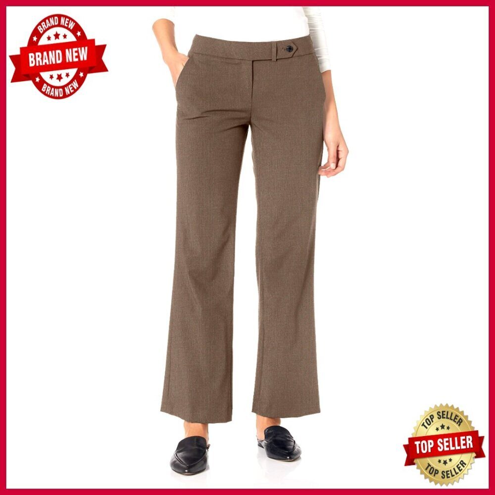 Modern Fit Suit Pants with Belt, High Rise Ankle, Wool Blend Workwear